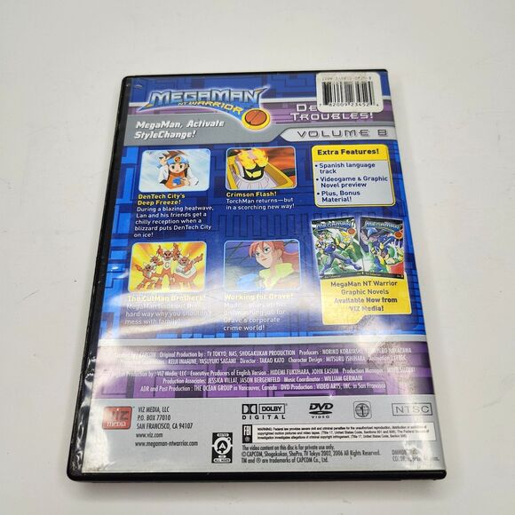MegaMan NT Warrior Volume 8 DenTech Troubles - Rare! (Disc Only) - Picture 2 of 6